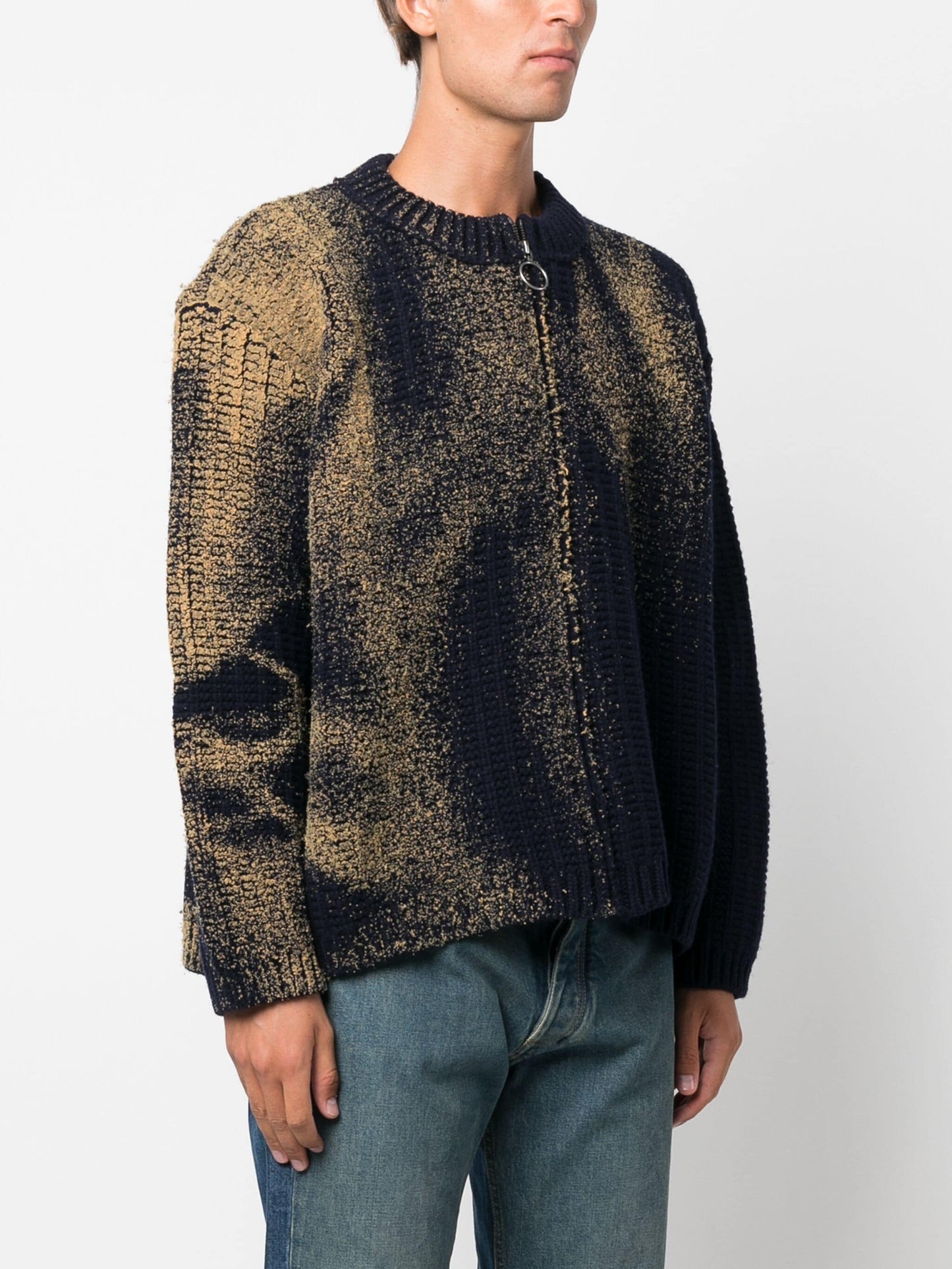 MAISON MARGIELA Men Spray Painted Cardigan