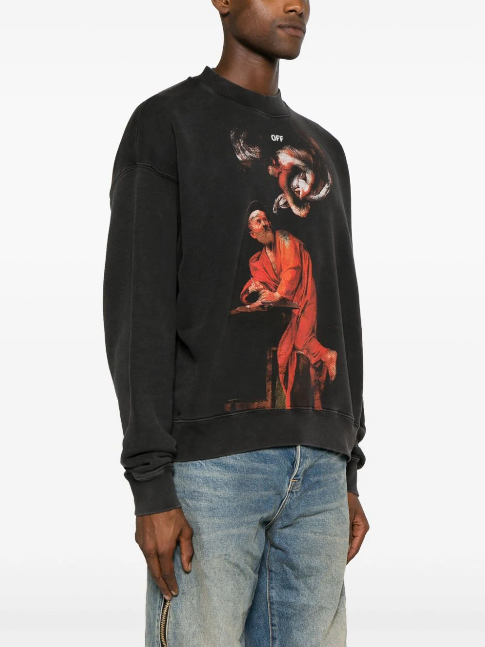 OFF-WHITE Men S.Matthew Skate Crewneck