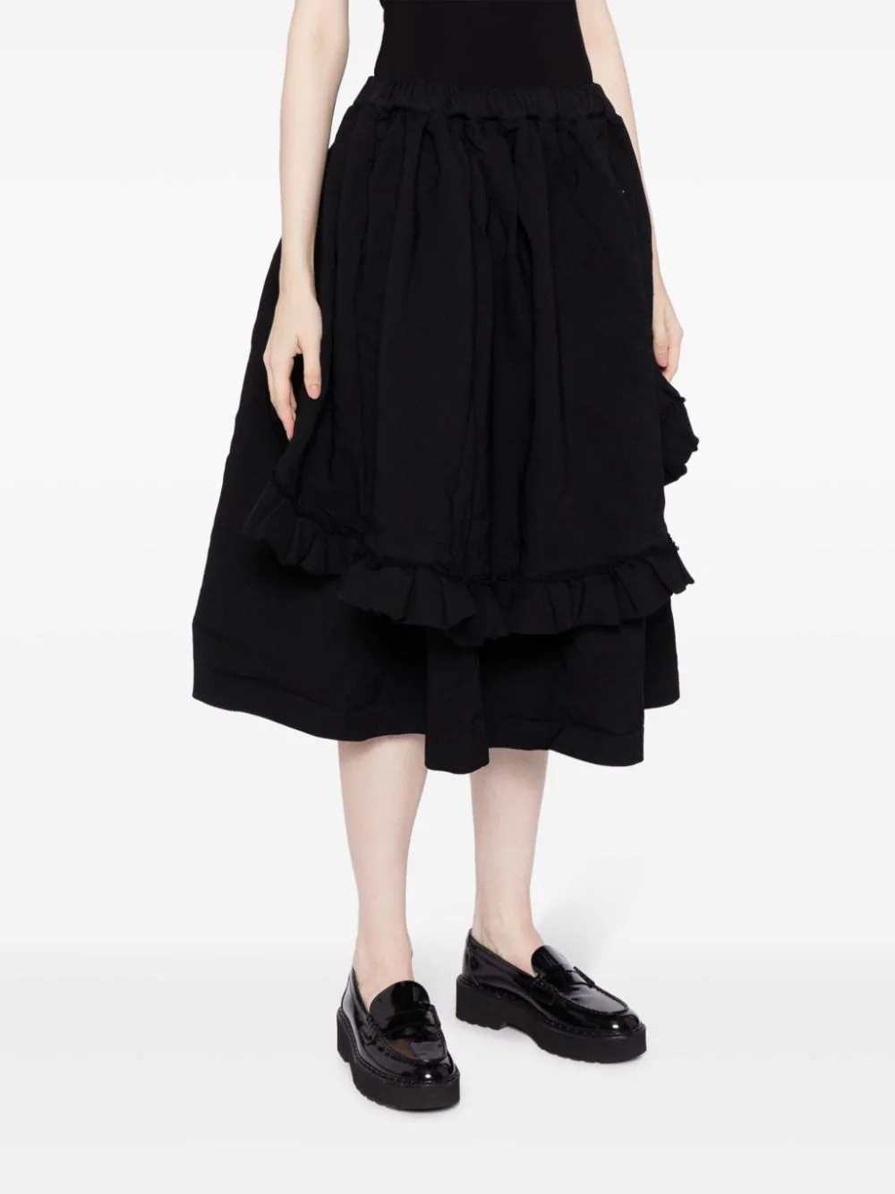 COMME DES GARCONS COMME DES GARCONS Women Ruffle Trim Skirt