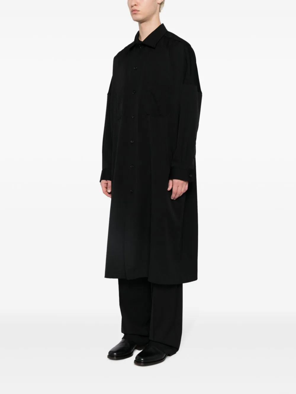 YOHJI YAMAMOTO POUR HOMME Men Stand Collar Long B