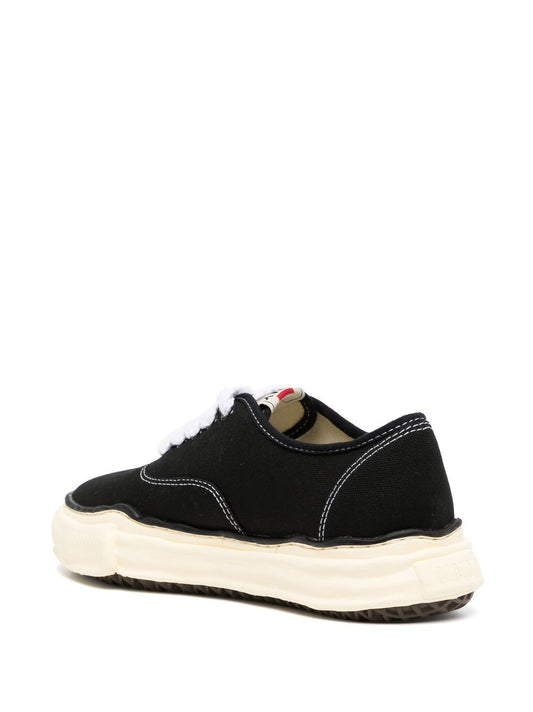 MAISON MIHARA YASUHIRO Baker Vintage Sole Canvas Low-Top Sneaker