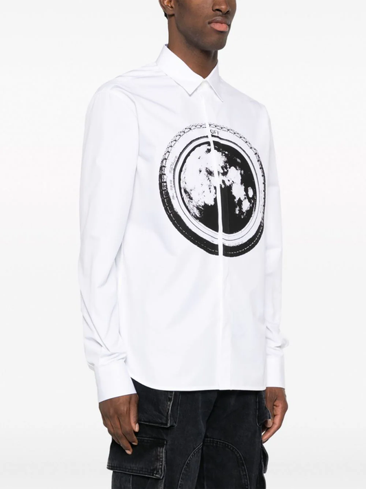 OFF-WHITE MEN Tyre Moon Heavycotton Round Shirt