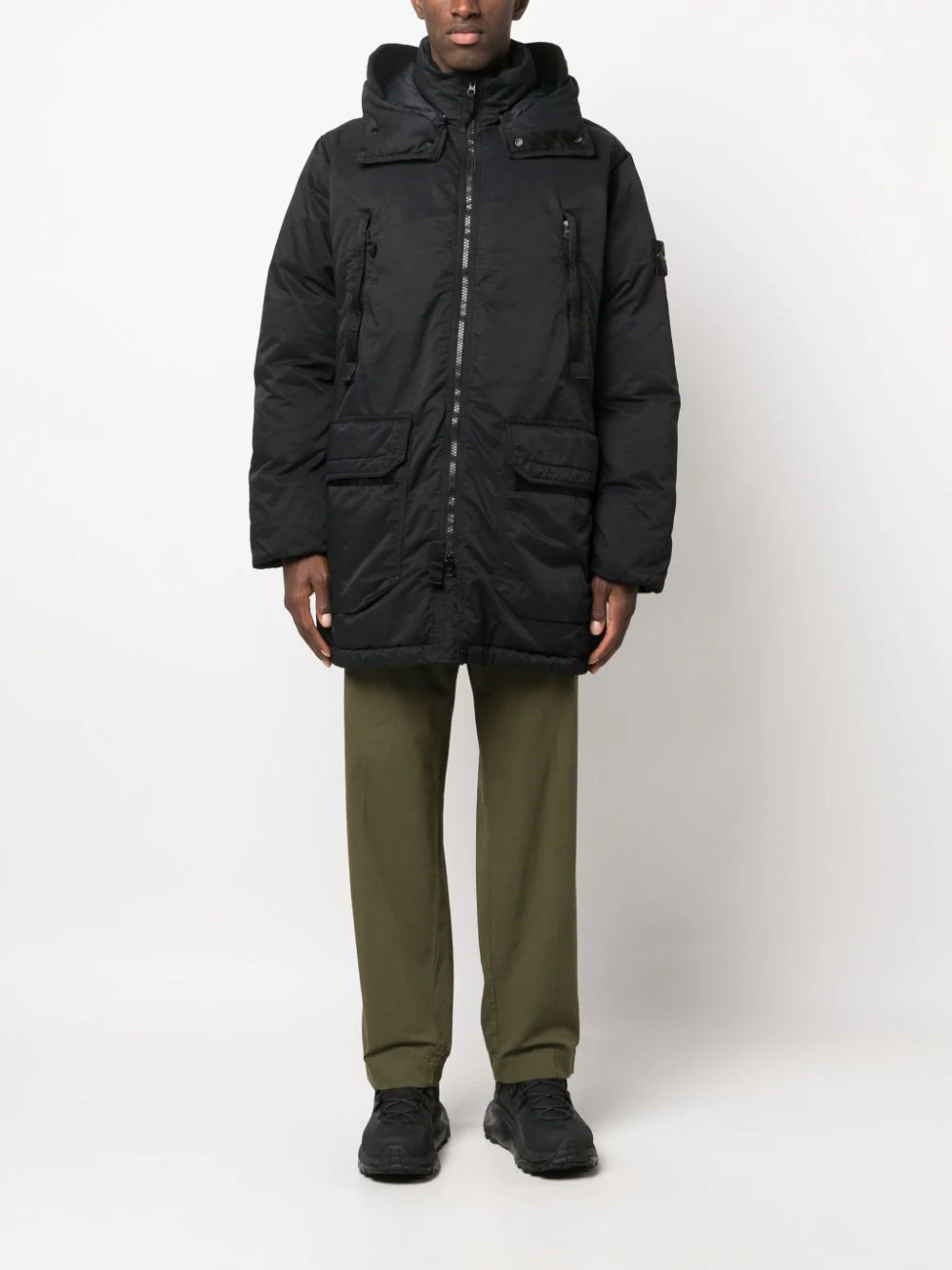 STONE ISLAND MEN Down Long Jacket