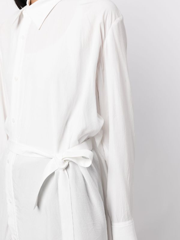 YOHJI YAMAMOTO Regulation Women R-Front Zipper Shirt