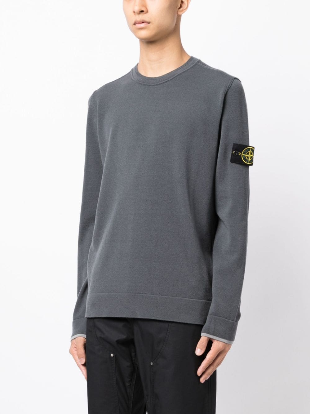 STONE ISLAND Men Logo Patch Sweater