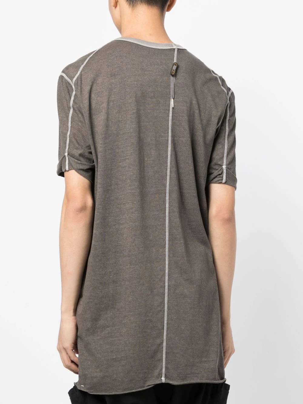 BORIS BIDJAN SABERI Men Regular Fit Object Dyed T-Shirt