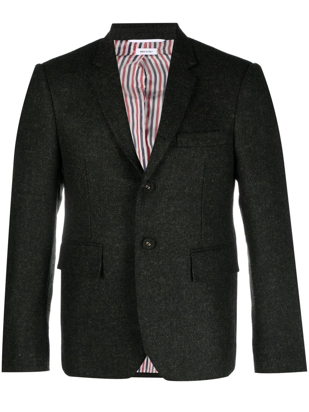 THOM BROWNE Men Shetland Classic Single Button Blazer