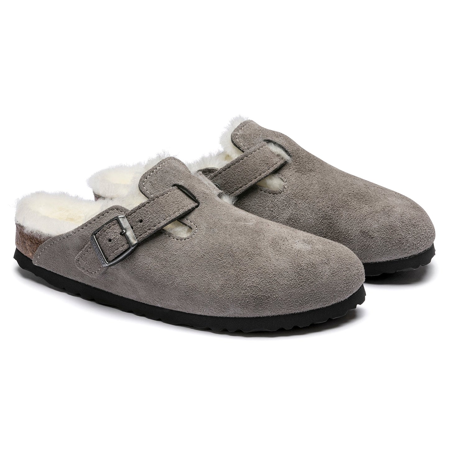 BIRKENSTOCK WOMEN BOSTON SHEARLING SANDALS