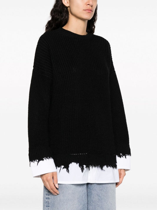 MM6 Women Layered Jumper