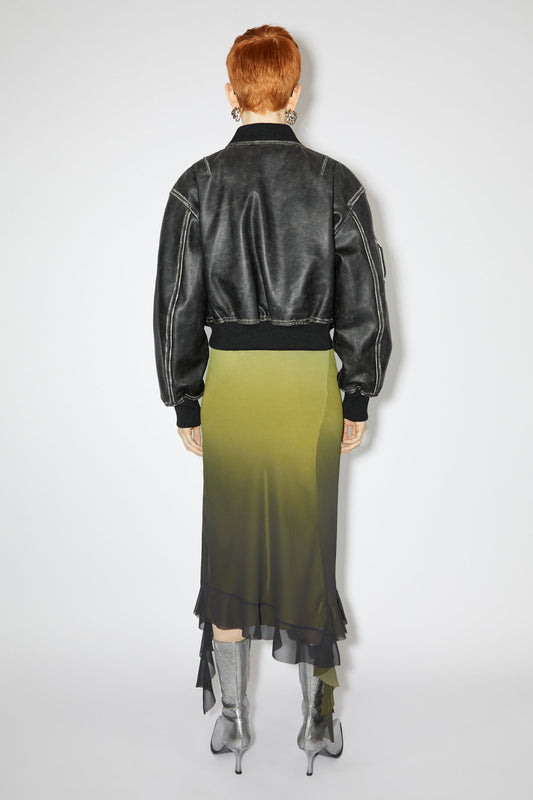 ACNE STUDIOS Women Leather Bomber Jacket