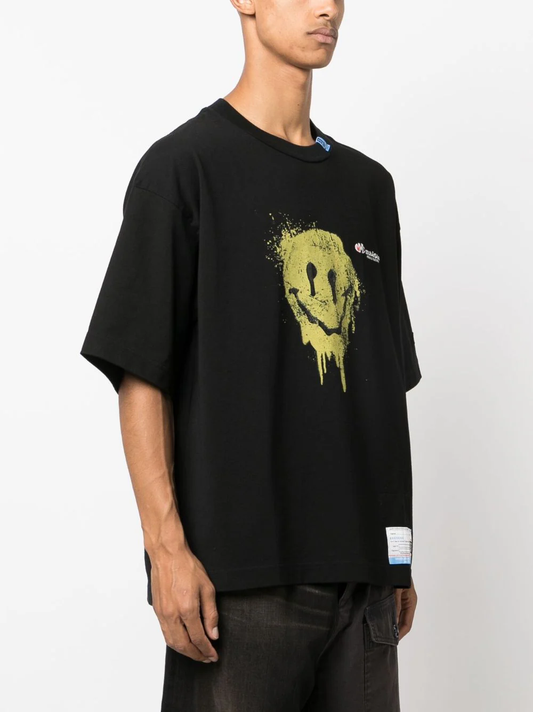 MAISON MIHARA YASUHIRO Men Smily Face Printed Tee