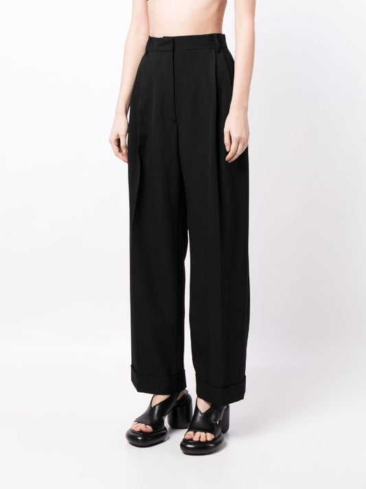 DRIES VAN NOTEN Women Partan Fluid Wool Gabardine Pants