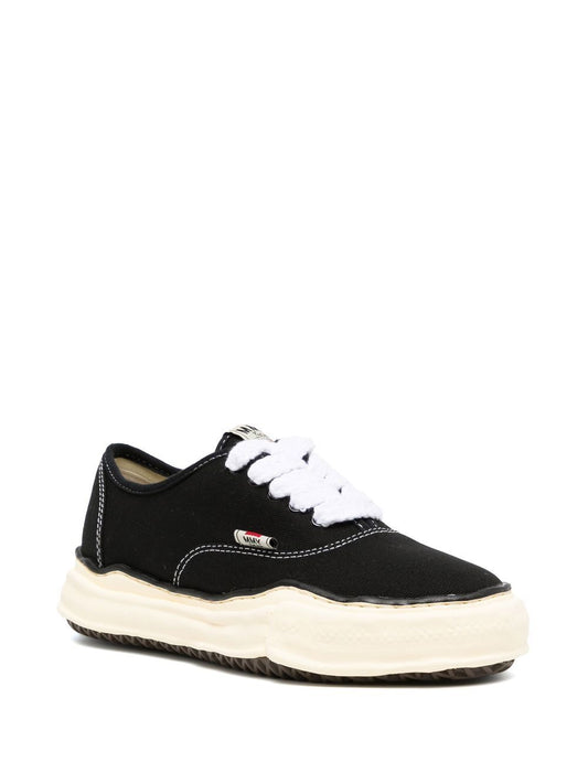 MAISON MIHARA YASUHIRO Baker Vintage Sole Canvas Low-Top Sneaker