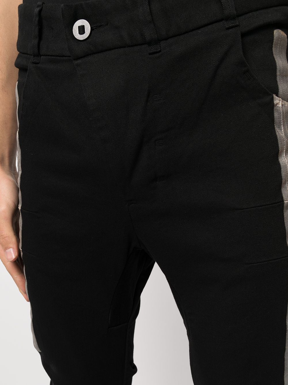 BORIS BIDJAN SABERI Men P13 Tight Fit Vinyl Coated Pants