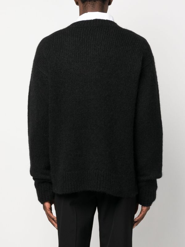 DRIES VAN NOTEN Men Wool Blend Crewneck Sweater