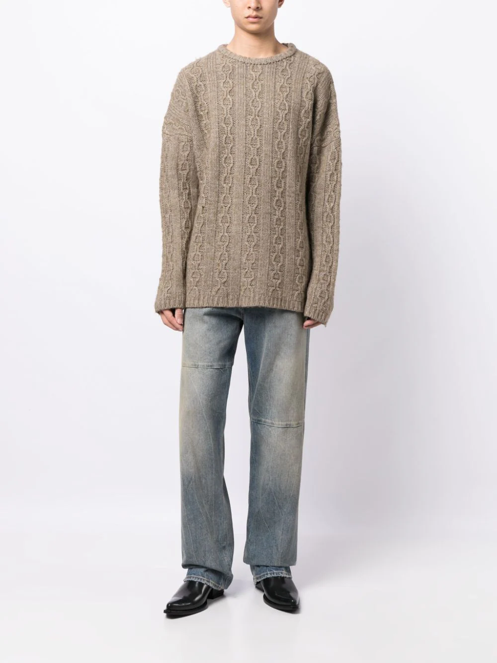 OUR LEGACY Men Popover Roundneck Sweater