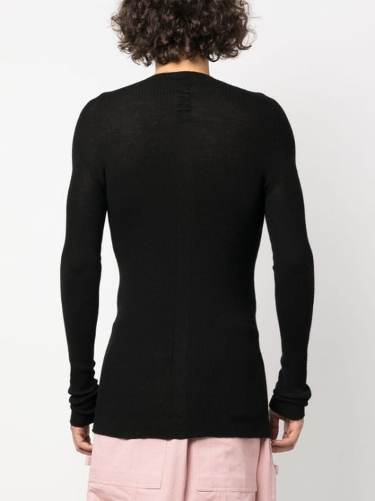 RICK OWENS Men Ribbed Round Neck