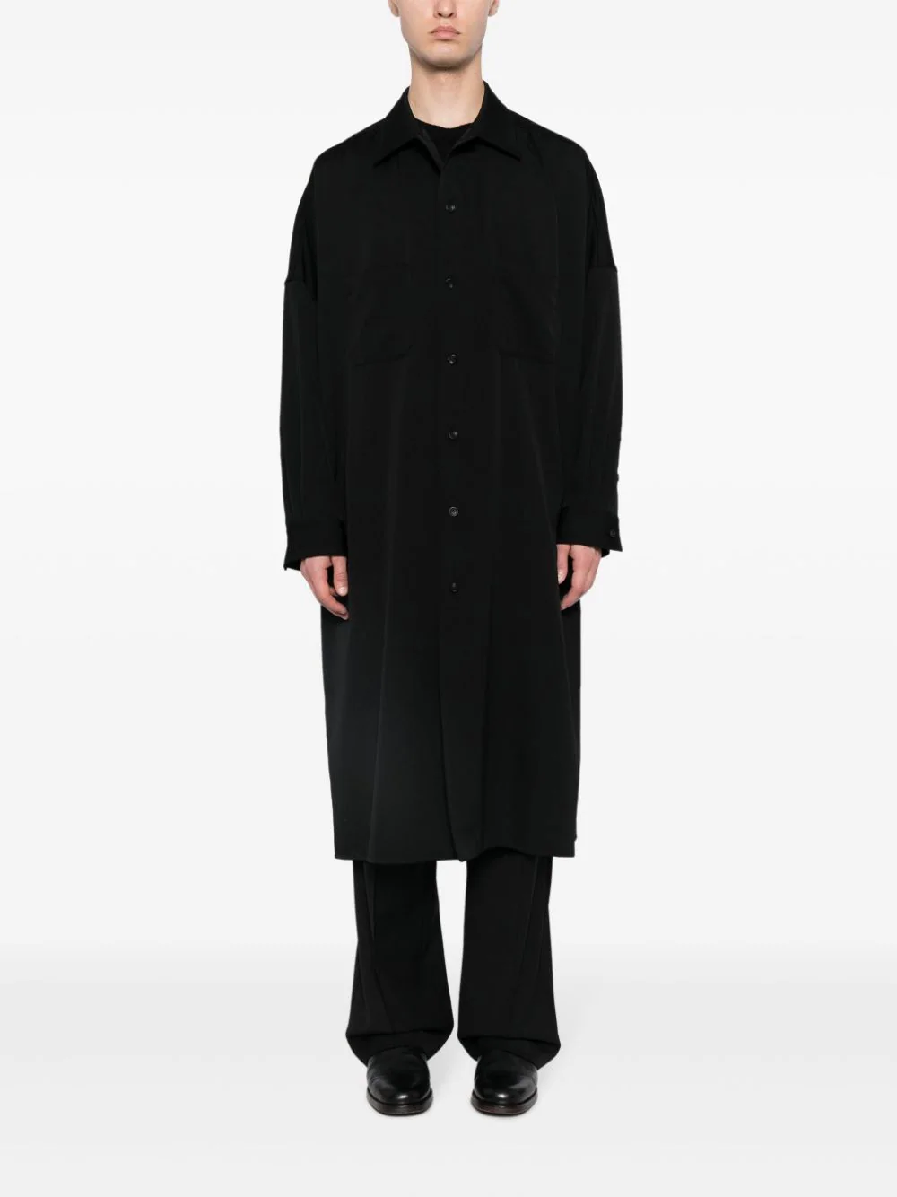 YOHJI YAMAMOTO POUR HOMME Men Stand Collar Long B