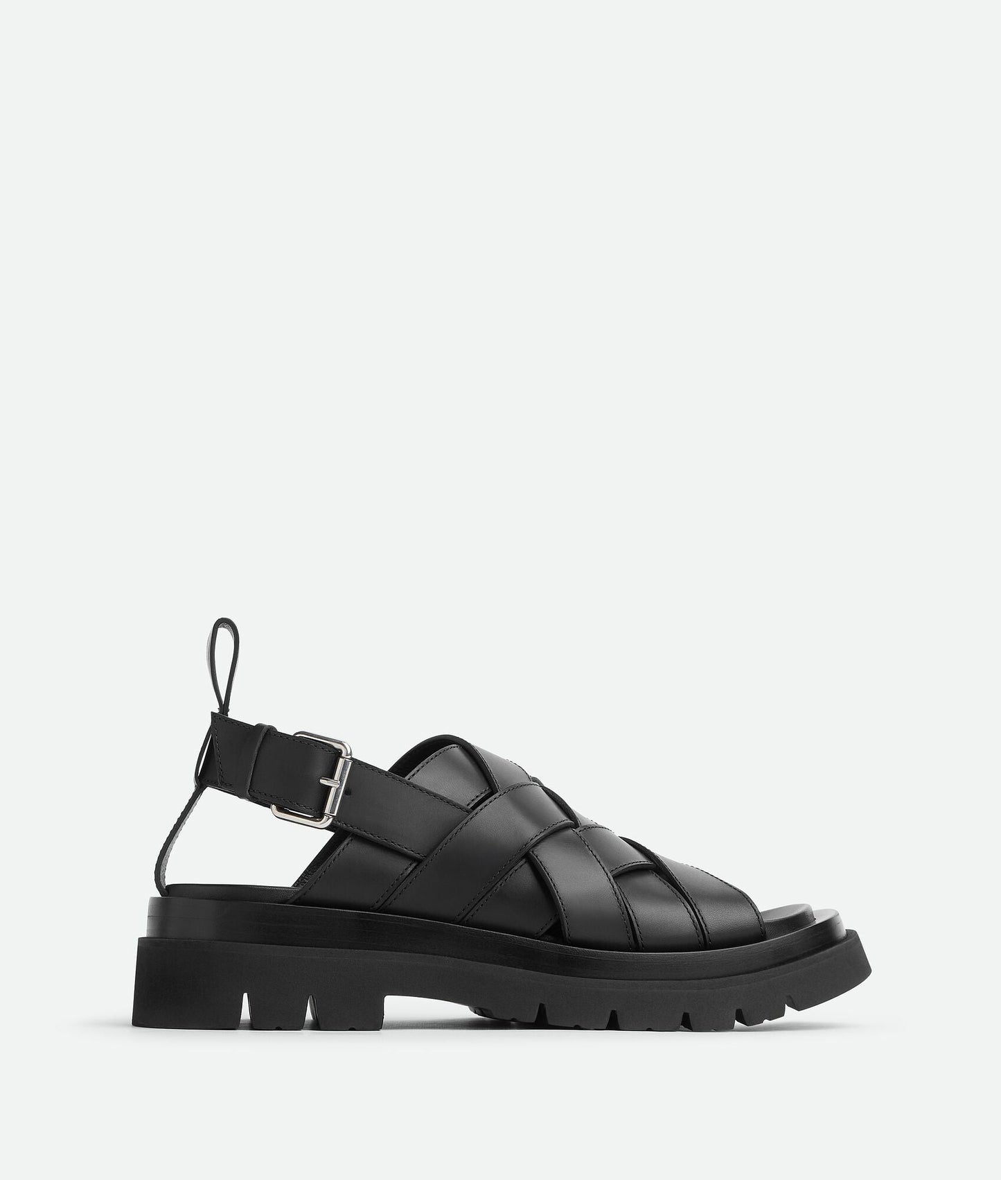 BOTTEGA VENETA Men Military Calf Leather Sandal