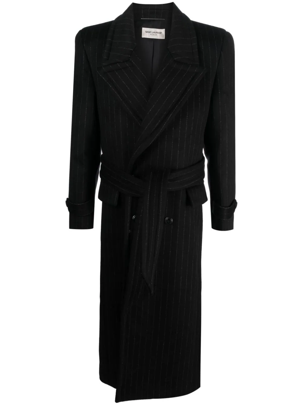 SAINT LAURENT Men Trench Wool Coat