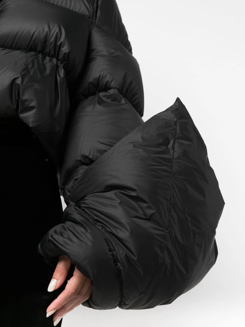 RICK OWENS Women Babel Mountain Duvet Cropped Jacket