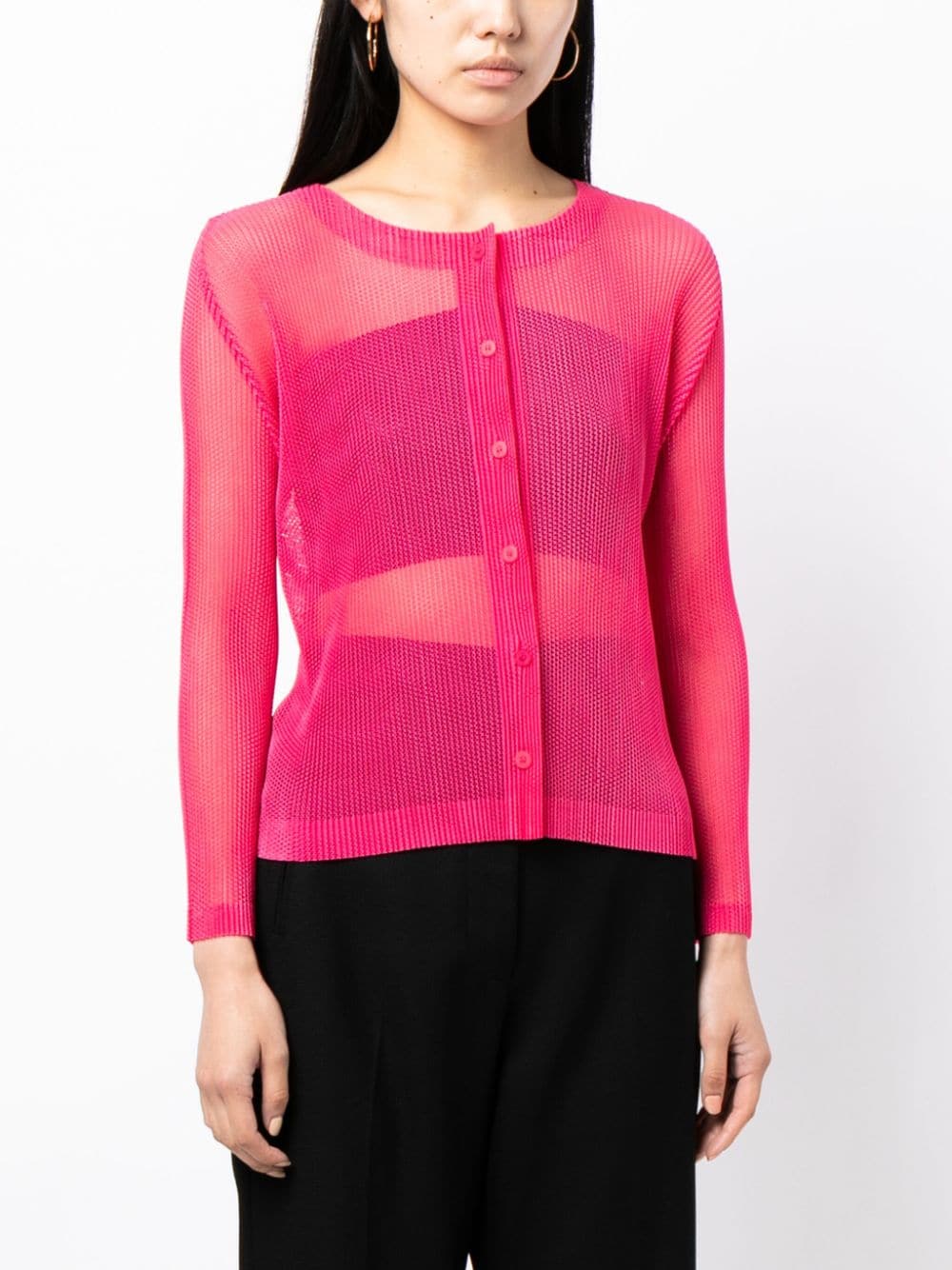 PLEATS PLEASE ISSEY MIYAKE Women Tatami August Cardigan