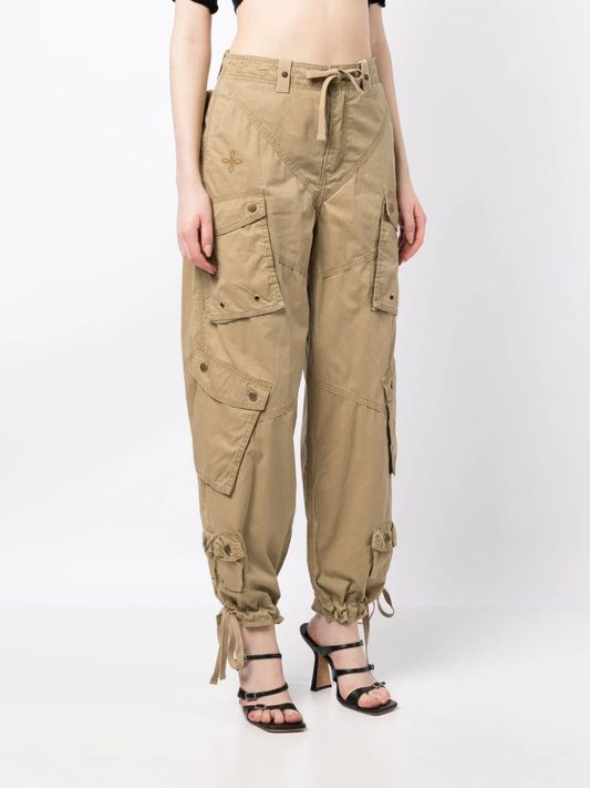 SMFK Women Wild World Vintage Paratrooper Pants