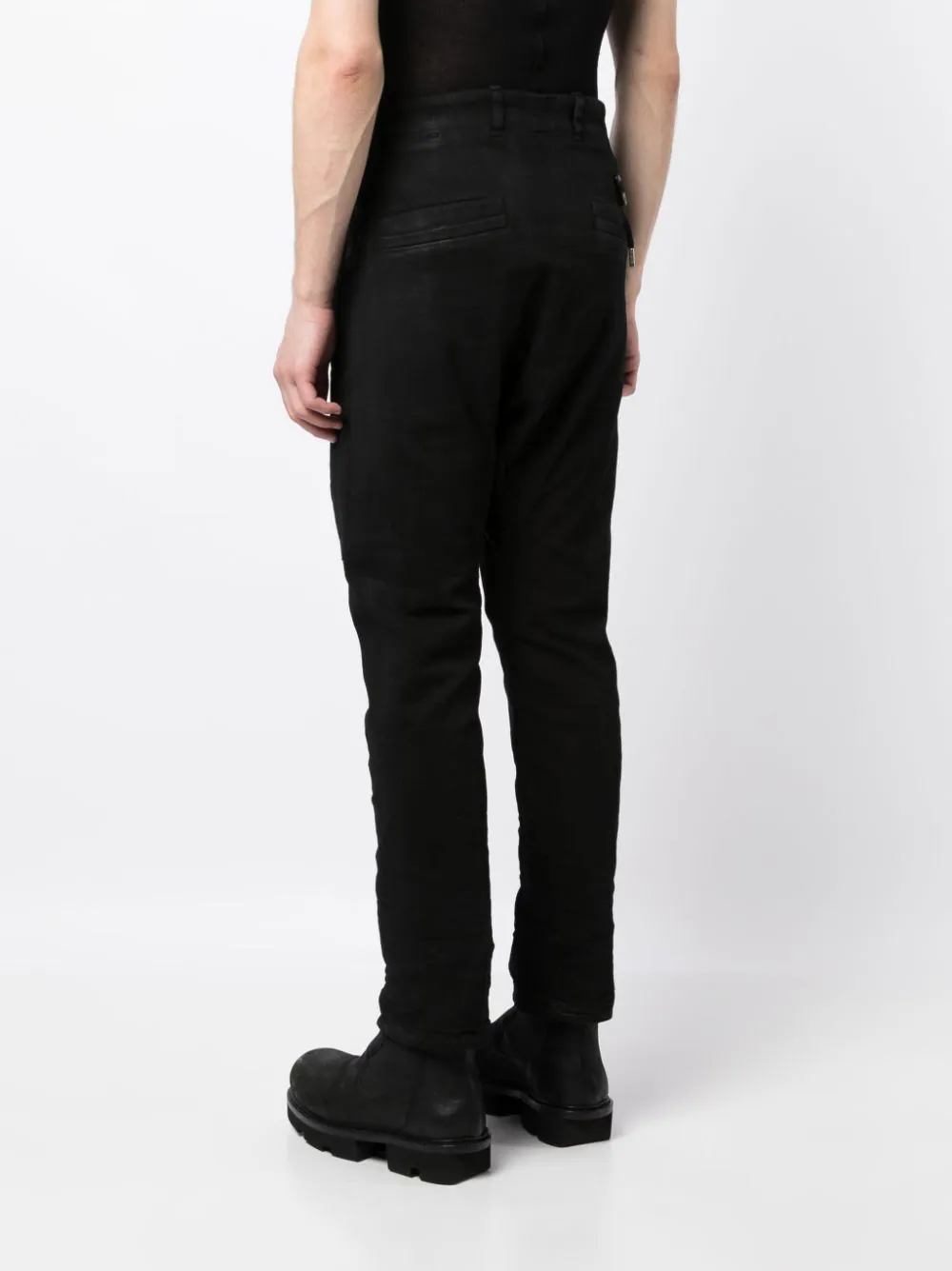 BORIS BIDJAN SABERI Men P24 Drop Crotch Denim Cargo Pants