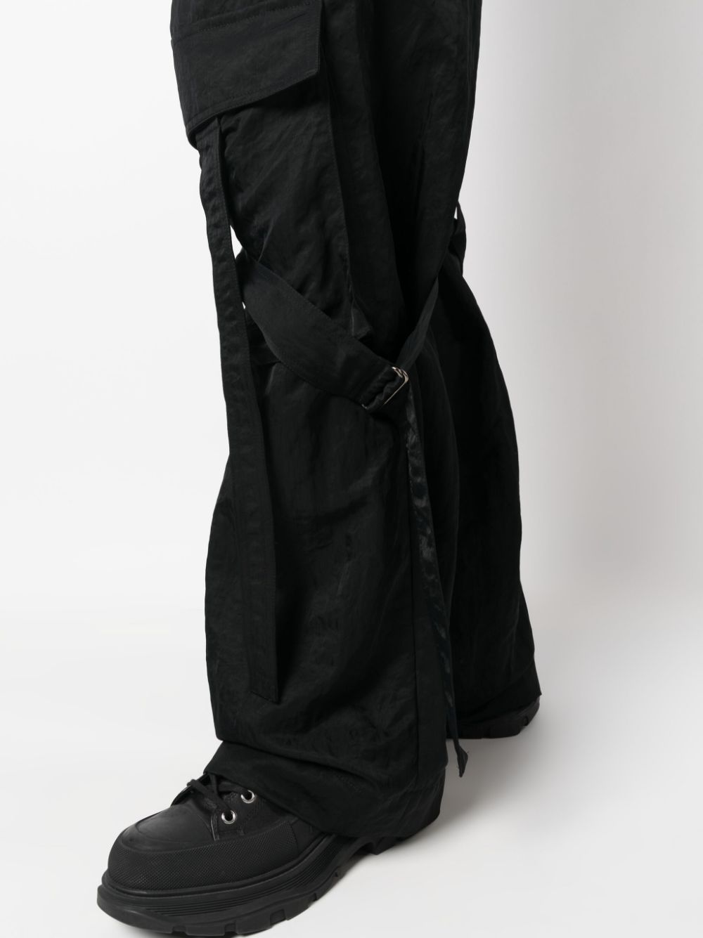 DRIES VAN NOTEN Men Shiny Water Repellent Pants