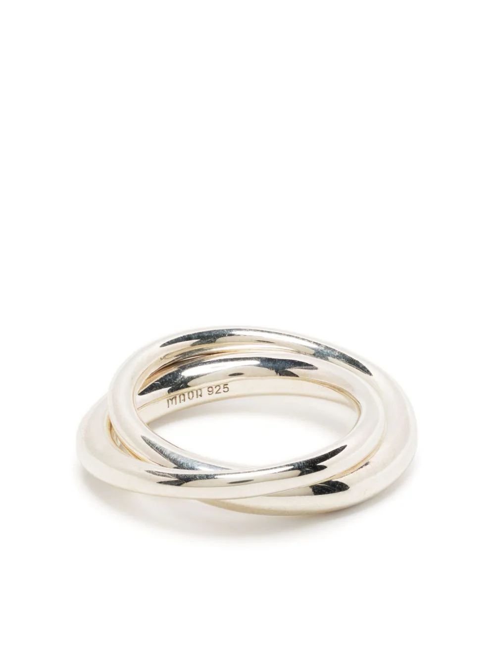 MAOR DUO NERK RING IN SILVER