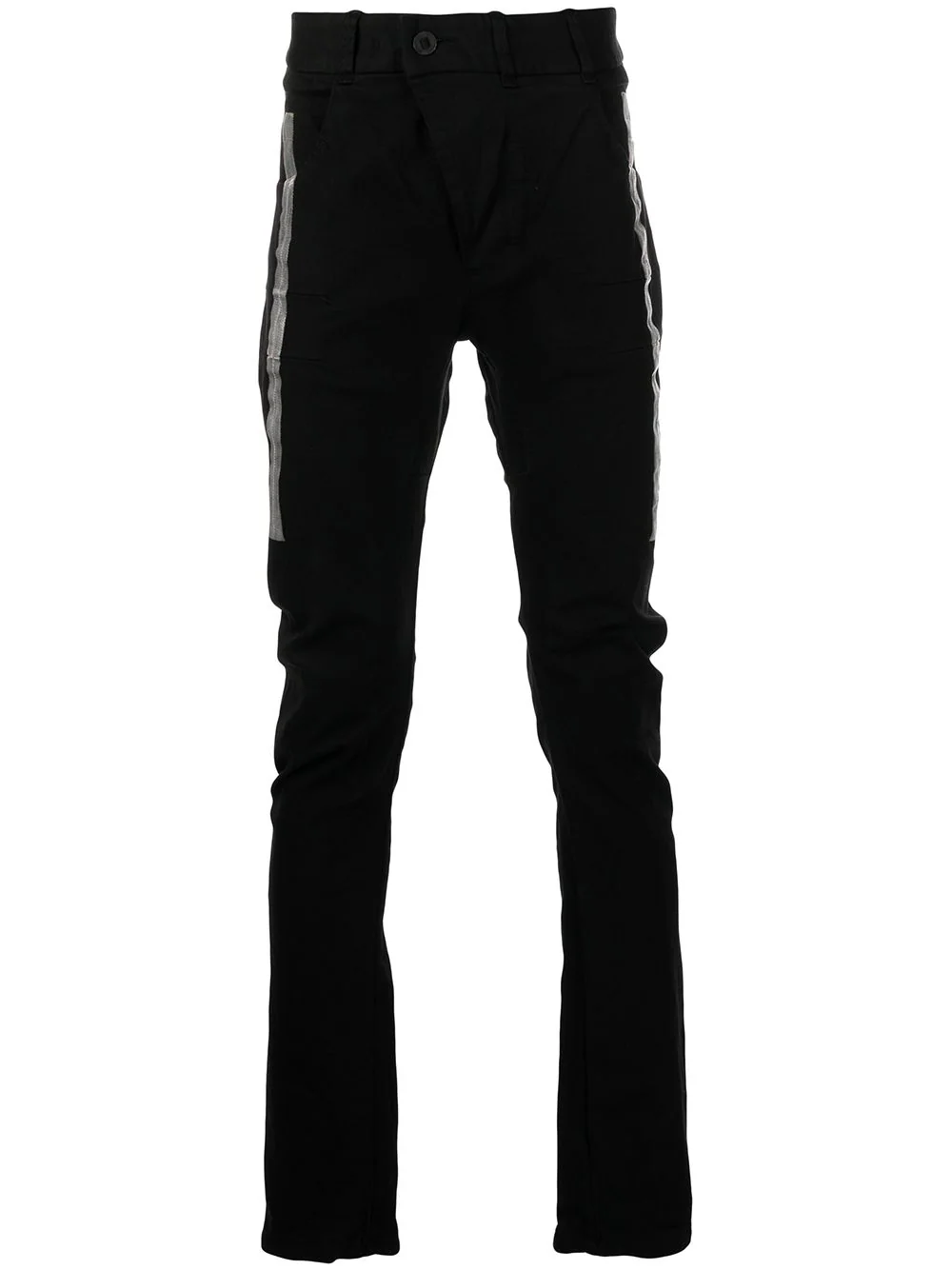 BORIS BIDJAN SABERI Men P13 Tight Fit Vinyl Coated Pants