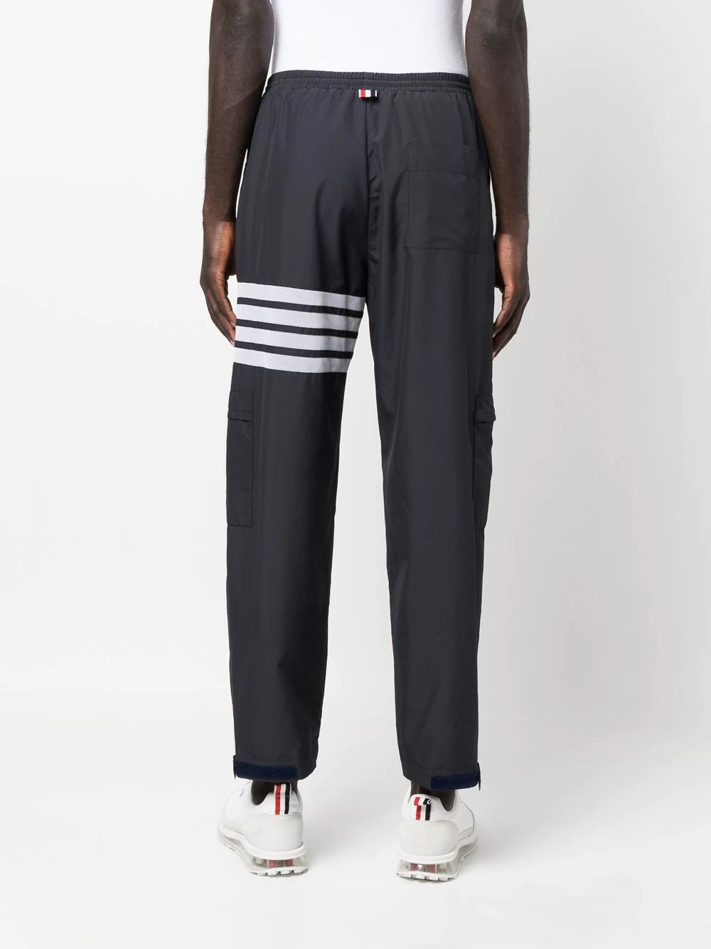 THOM BROWNE Men 4 Bar Packable Mesh Trousers