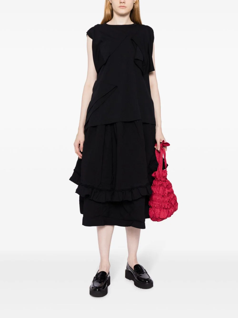 COMME DES GARCONS COMME DES GARCONS Women Ruffle Trim Skirt