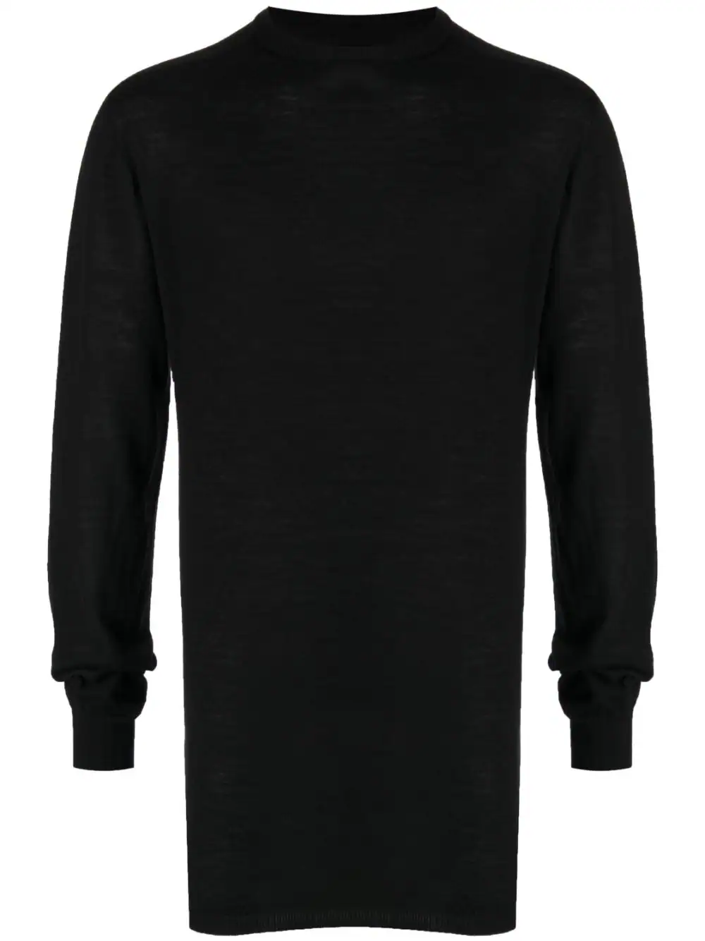 RICK OWENS Men Oversized Round Neck Sweater