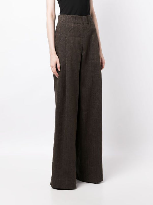 DRIES VAN NOTEN Women Herringbone Stretch Trouser