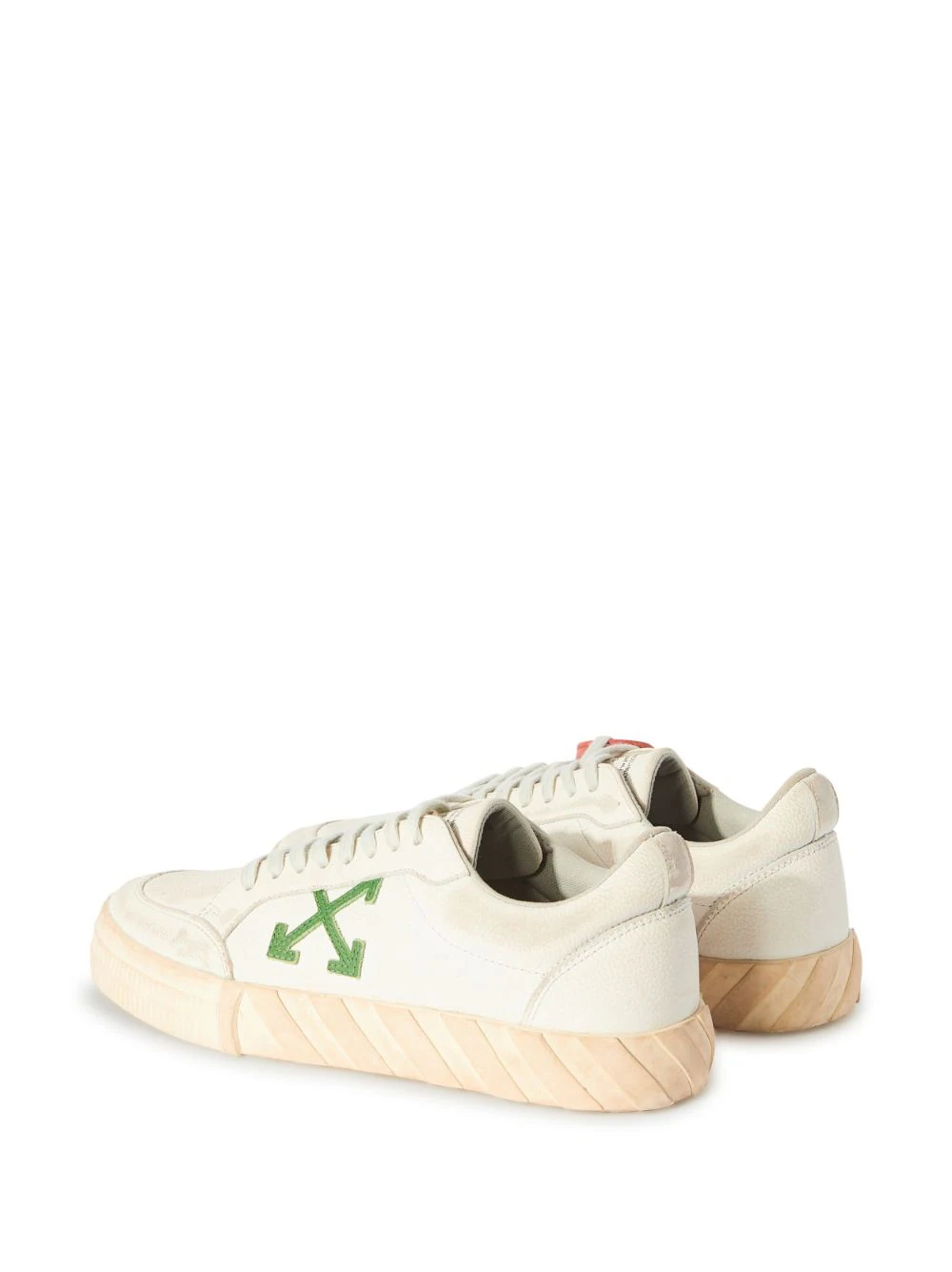 OFF-WHITE Men Low Vulcanized Distressed Sneakers