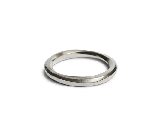 WERKSTATT MUNCHEN RING CLASSIC ROUND HAMMERED M1203 HA