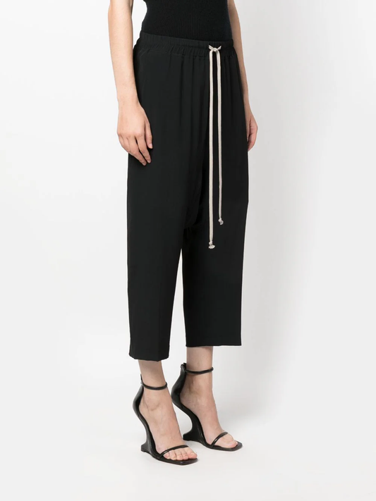 RICK OWENS Women Drawstring Cropped Pants