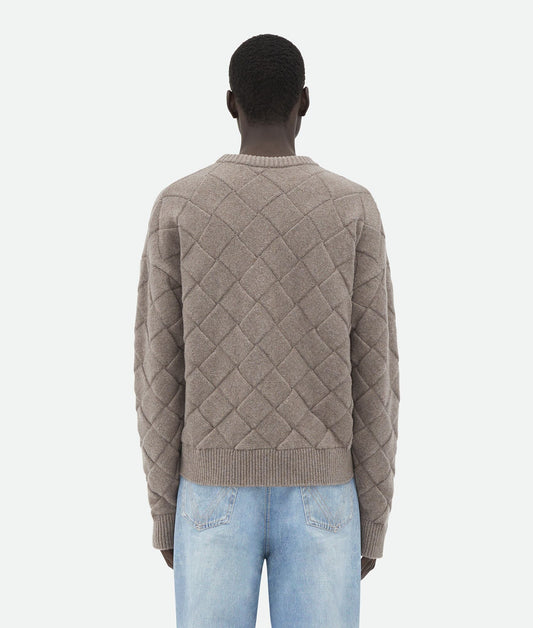 BOTTEGA VENETA Men MW Wool Intrecciato 3D Knits