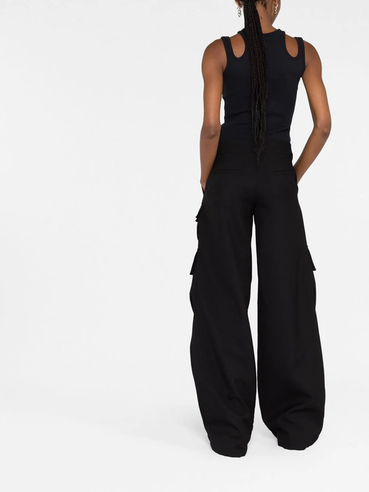 OFF-WHITE WOMEN Toybox Dry Wool Multi-pocket Pants