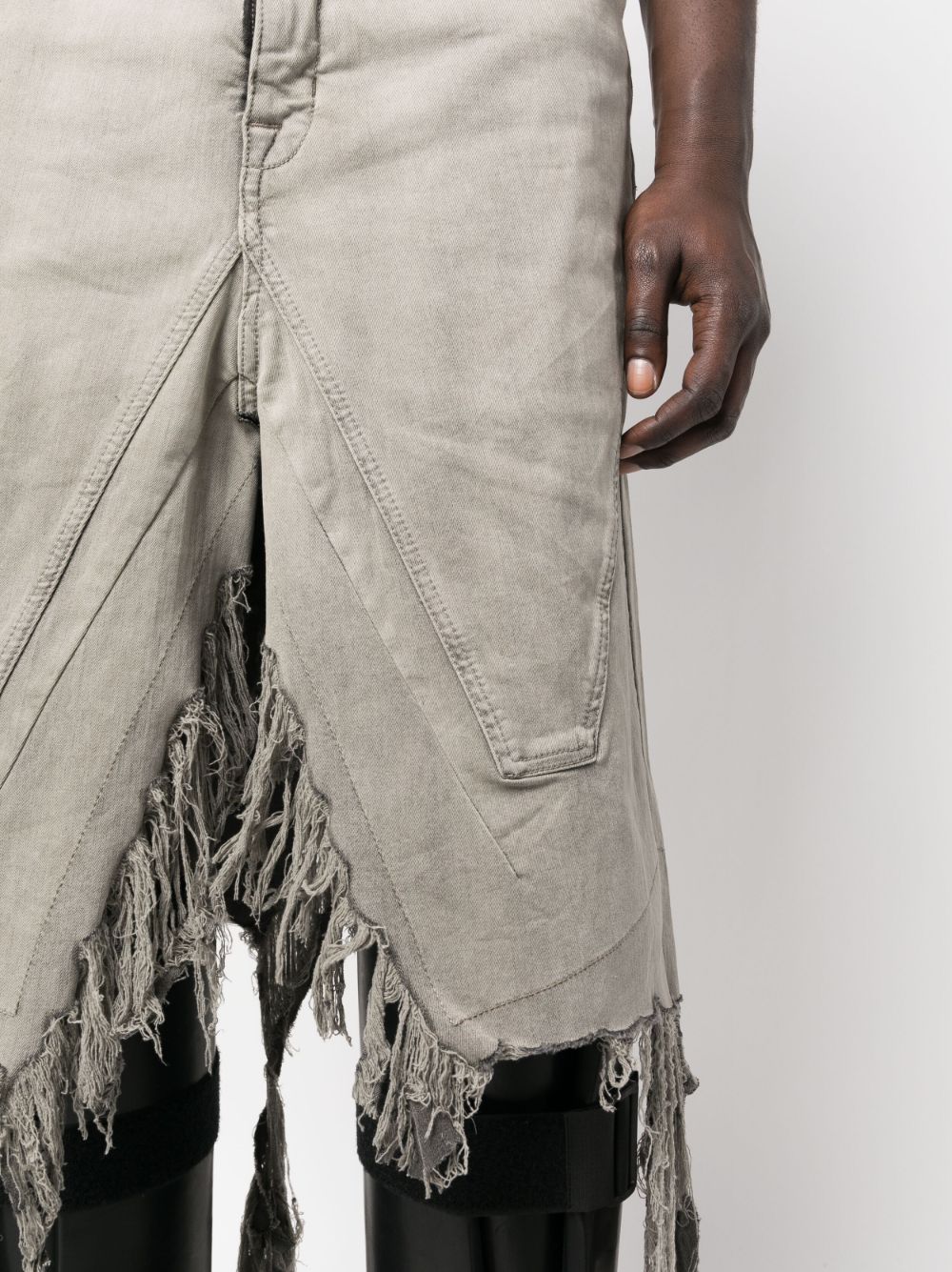 RICK OWENS Men Slivered Skirt