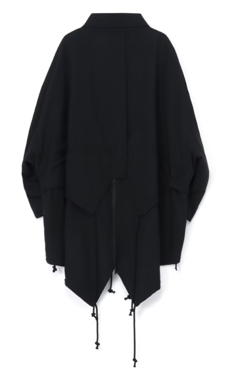 YOHJI YAMAMOTO Women Backside Layered Mods Coat