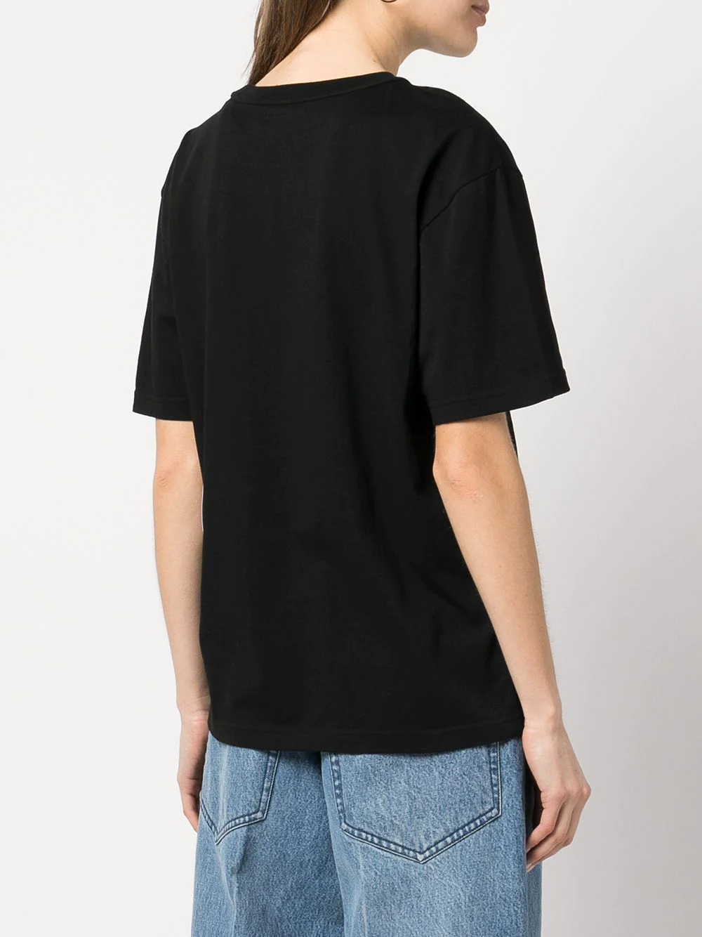 T BY ALEXANDER WANG Women Essential Jersey Puff Logo Shrunk Tee