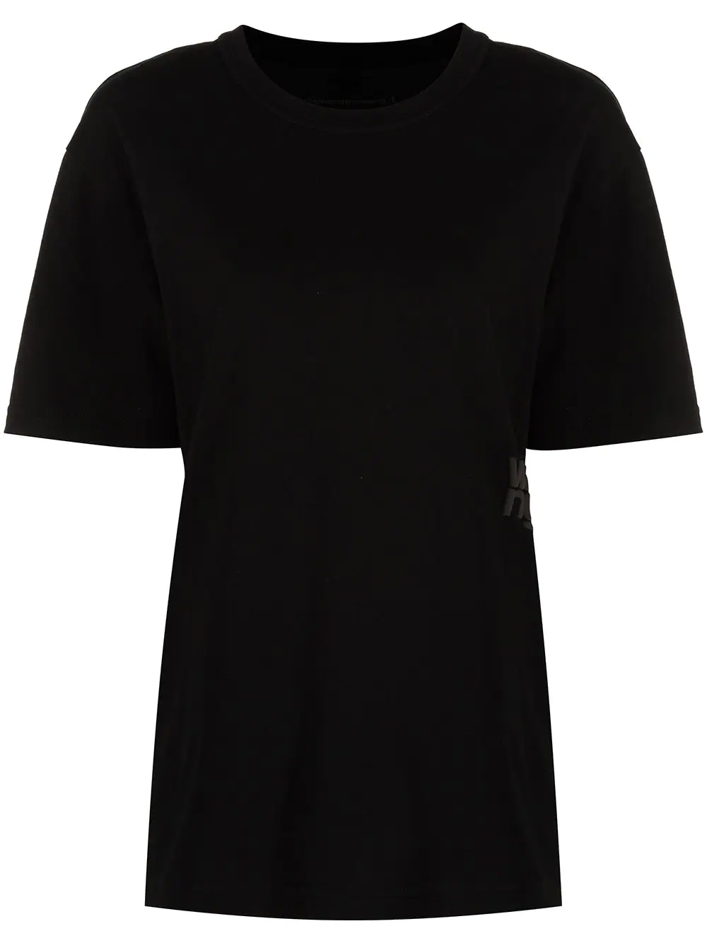 T BY ALEXANDER WANG Women Essential Jersey Puff Logo Shrunk Tee