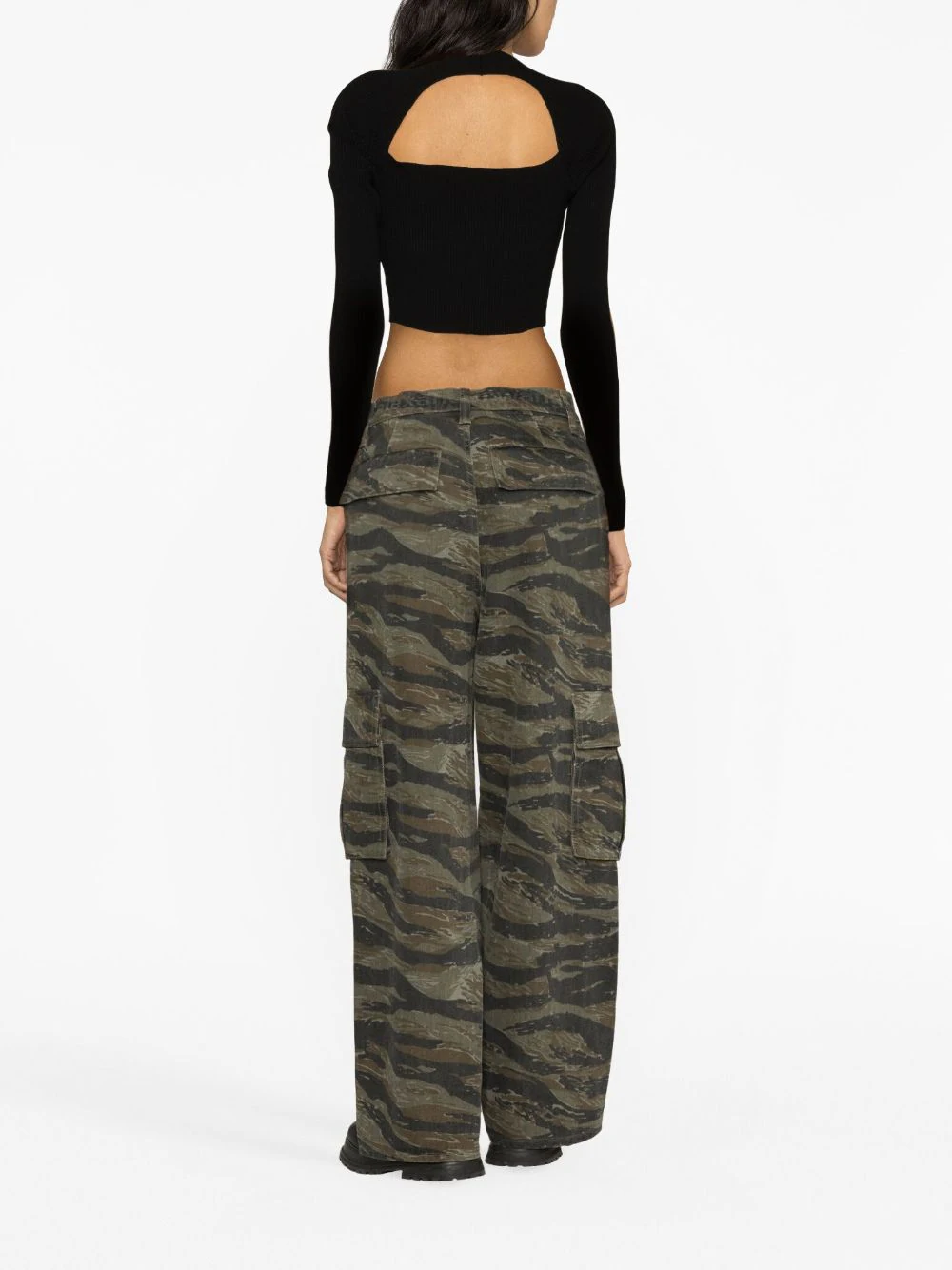 ALEXANDER WANG Women Camo Bagged Out Pocket Jean