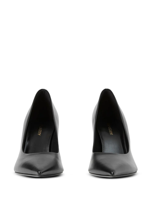 BURBERRY Women Leather Point-Toe Pumps