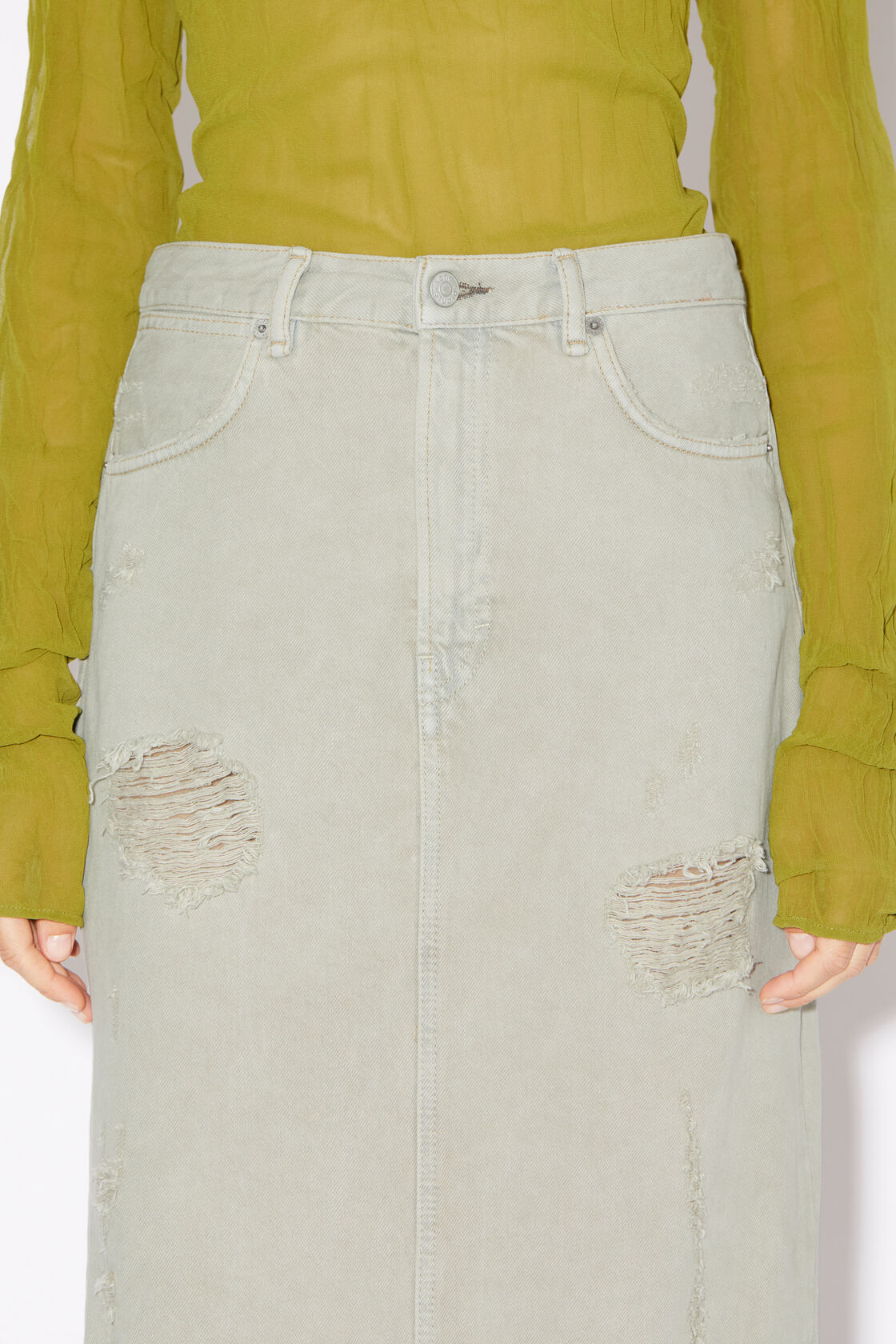 ACNE STUDIO Women Distressed Skirt