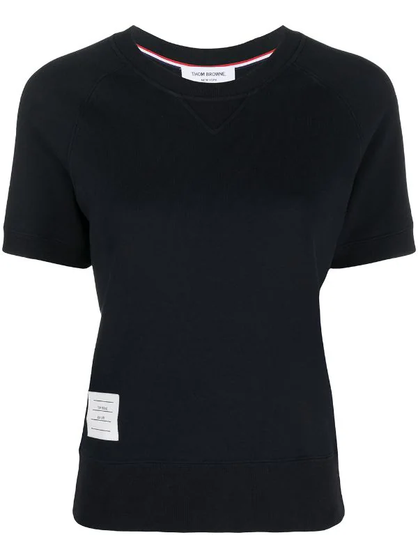 THOM BROWNE Women Short Sleeves Sweatshirt Top