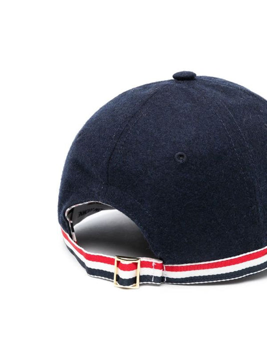 THOM BROWNE Women Bow Wool Baseball Cap