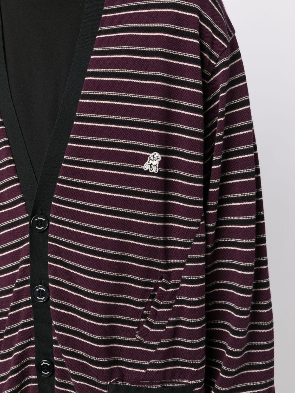 UNDERCOVER MEN STRIPE CARDIGAN